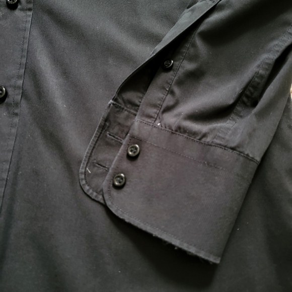 Mexx Dress Shirt Black Slim Fit Men's XS - Picture 5 of 6